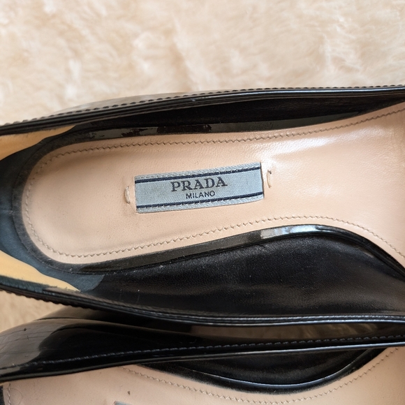 Prada Patent Block Heel - Picture 11 of 12